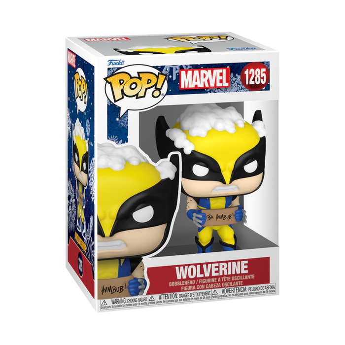 FUNKO POP HOLIDAY MARVEL WOLVERINE W/ SIGN #1285