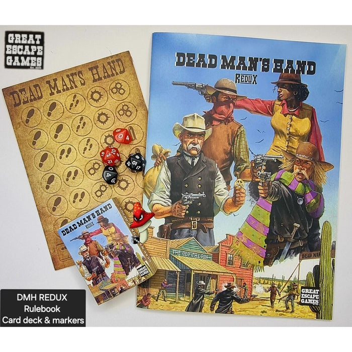 Dead Man's Hand REDUX Rulebook – Card deck and markers