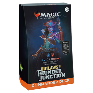 Magic the Gathering: Outlaws of Thunder Junction Commander Deck  - Quick Draw Apr-19 Pre-Order - Tistaminis