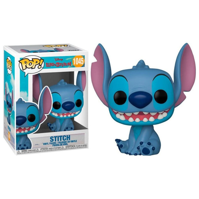 POP DISNEY LILO & STITCH STITCH SEATED/SMILING #1045 New - Tistaminis