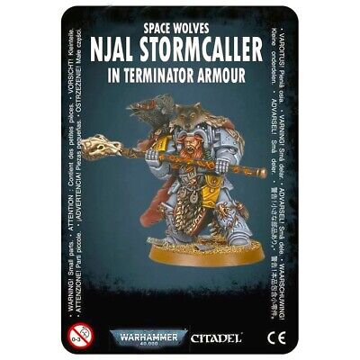 SPACE WOLVES NJAL STORMCALLER IN TERMINATOR ARMOR - Tistaminis