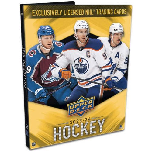 2024 UPPER DECK HOCKEY SERIES 1 STARTER BINDER SET New - Tistaminis