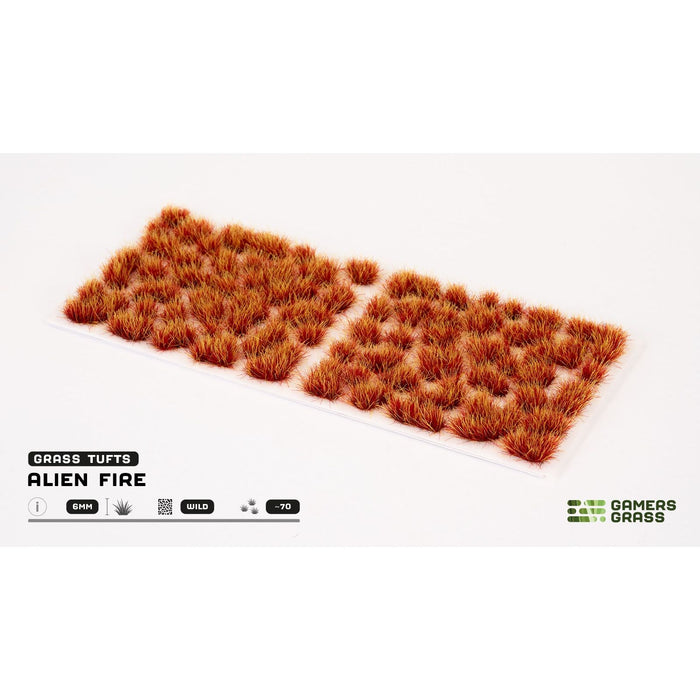 Gamers Grass Alien Fire - Wild Tufts - 6mm