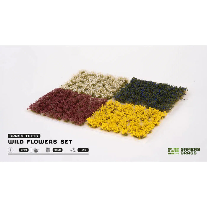 Gamers Grass Wild Flowers Set New