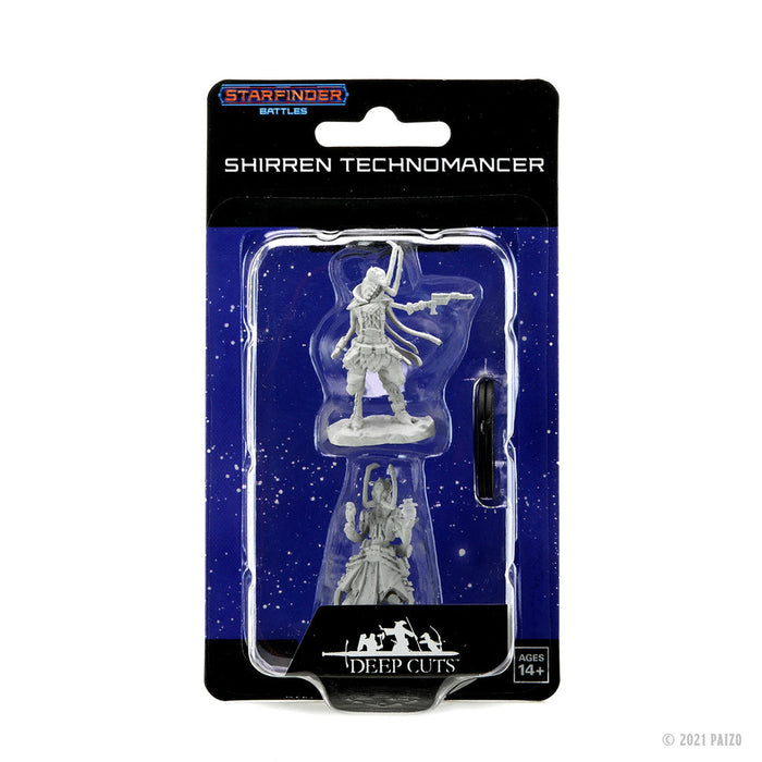 STARFINDER UNPAINTED MINIS WV15 SHIRREN TECHNOMANCER New - Tistaminis