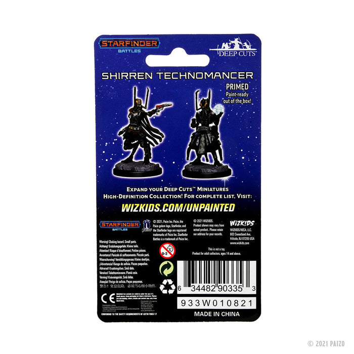 STARFINDER UNPAINTED MINIS WV15 SHIRREN TECHNOMANCER New - Tistaminis