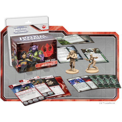 Star Wars: Imperial Assault: Sabine Wren And Zeb Orrelios New - Tistaminis