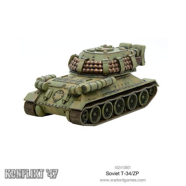 Bolt Action: Konflikt '47 - Soviet T34/ZP New - Tistaminis