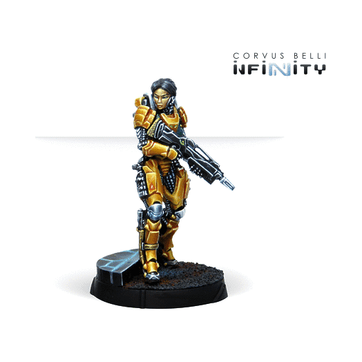 Infinity: Yu Jing: Tai Sheng, Zuyong Invincibles NCO (Breaker Rifle) New - Tistaminis