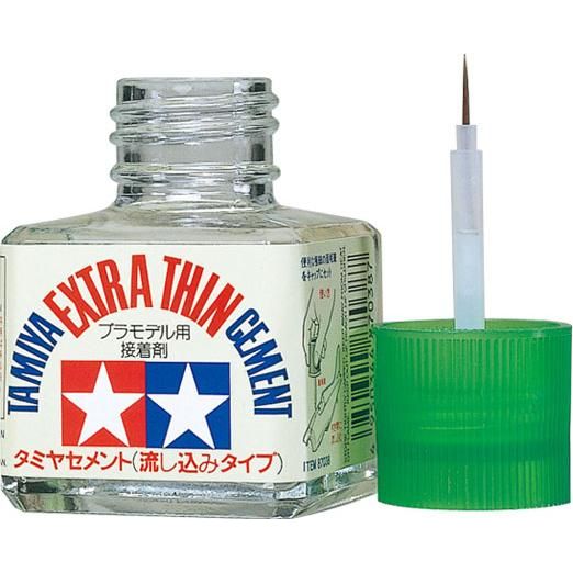 Tamiya TAM87182 EXTRA THIN LIQUID CEMENT "QUICK SET" Plastic Glue