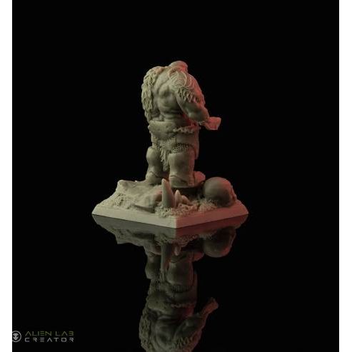 Alien Lab Miniatures OGRE HEAD HUNTER New - Tistaminis