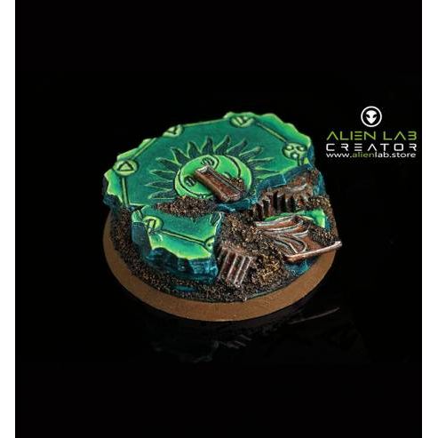 Alien Lab Miniatures ARCANE RUINS ROUND BASES 40MM New - Tistaminis