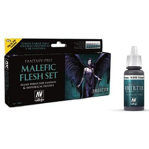 Vallejo Fantasy Pro Paint Set: Malefic Flesh - VAL74102 - Tistaminis