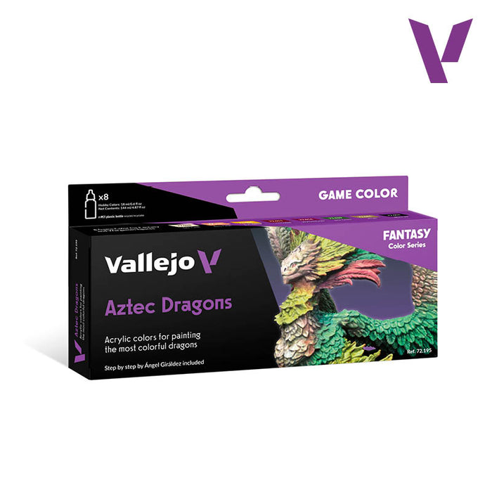 VALLEJO AZTEC DRAGONS - 8 COLOUR SET New