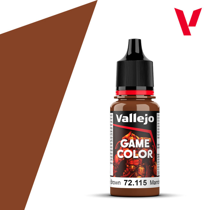 Vallejo Game Colour Paint Game Color Grunge Brown (72.115)