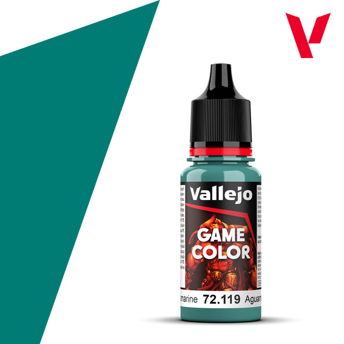 Vallejo Game Colour Paint Game Color Aquamarine (72.119)