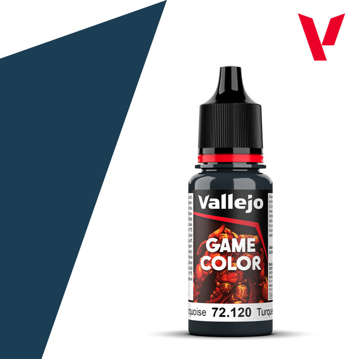 Vallejo Game Colour Paint Game Color Abyssal Turqoise (72.120)