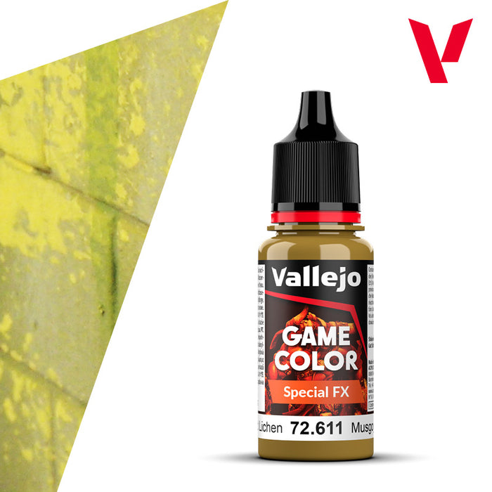 Vallejo Game Colour Paint Game Color Moss and Lichen Special FX (72.611)