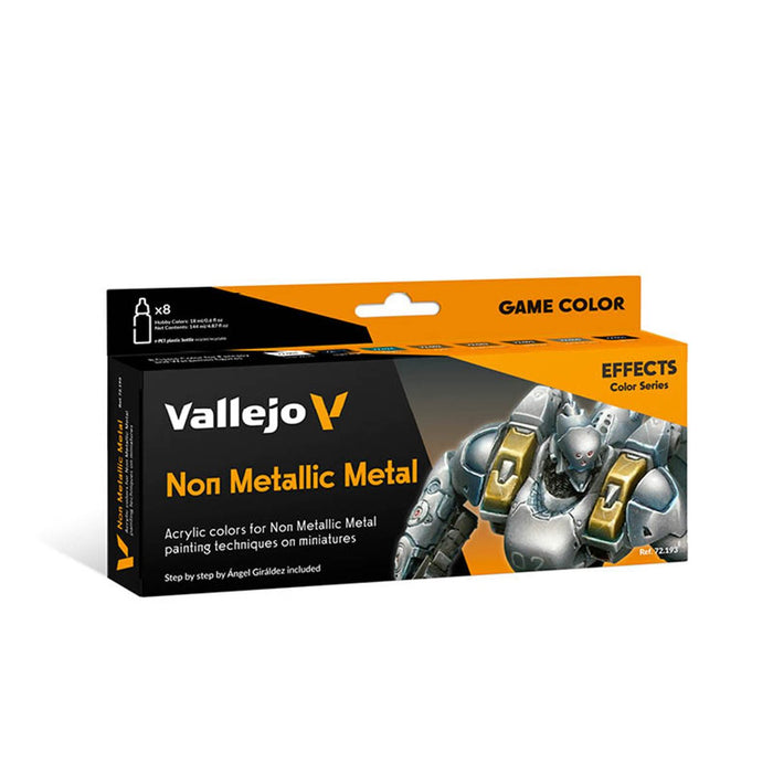 VALLEJO NON METALLIC METAL - 8 COLOUR SET New