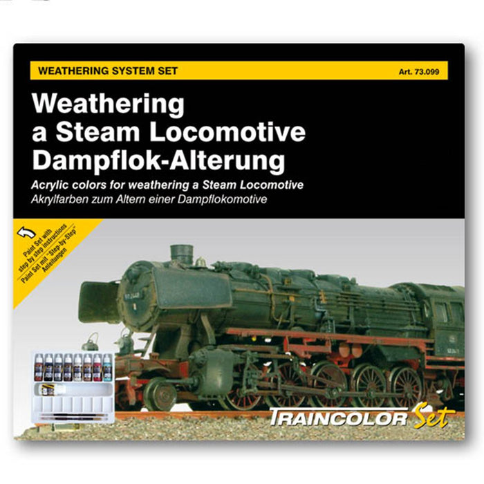 Vallejo Train Colour Set: Weathering a Steam Locomotive - Tistaminis