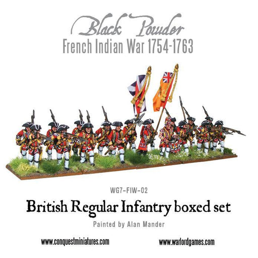 Black Powder French Indian War 1754-1763 British Regular Infantry New - Tistaminis