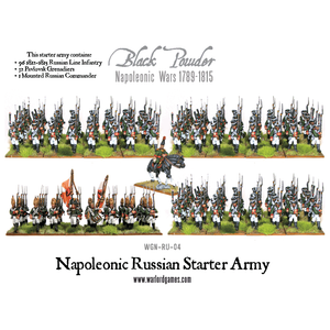 Black Powder Napoleonic Russian Starter Army New - Tistaminis