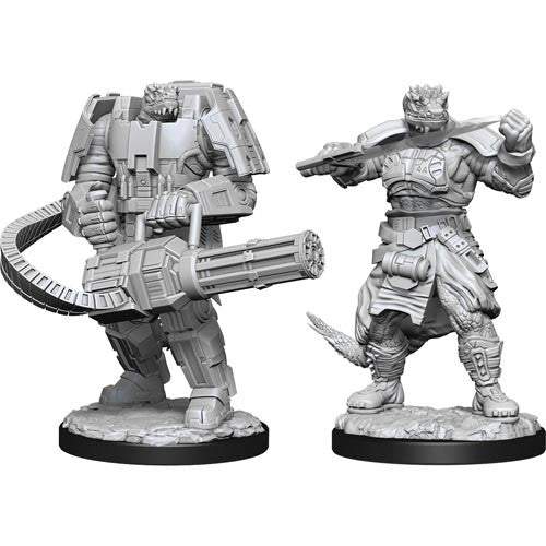 STARFINDER UNPAINTED MINIS WV15 VESK SOLDIER New - Tistaminis