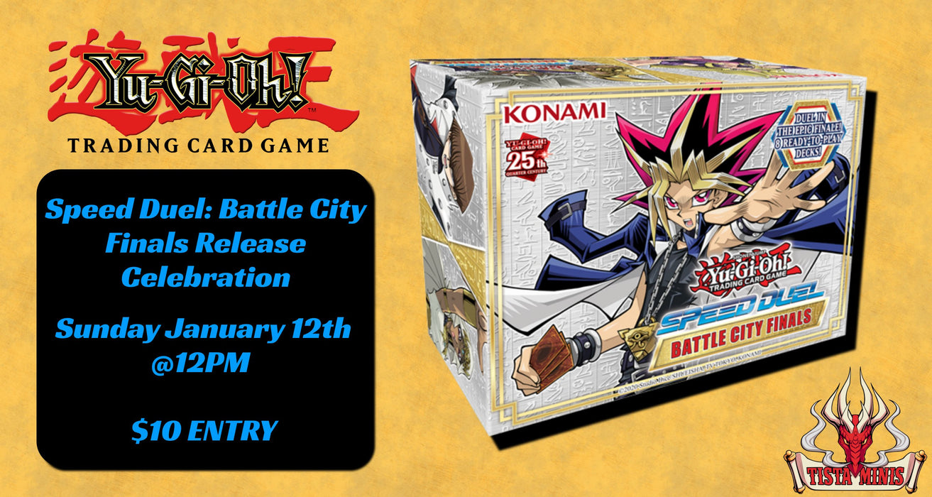 YUGIOH Speed Duel: Battle City Finals Release Celebration