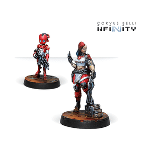 Infinity: Nomads Zoe & Pi-Well, Special Clockmakers Team (Engineer & Remote) New - Tistaminis