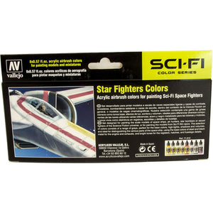 Vallejo Star Fighter Colors Paint Set VAL71612 New - TISTA MINIS