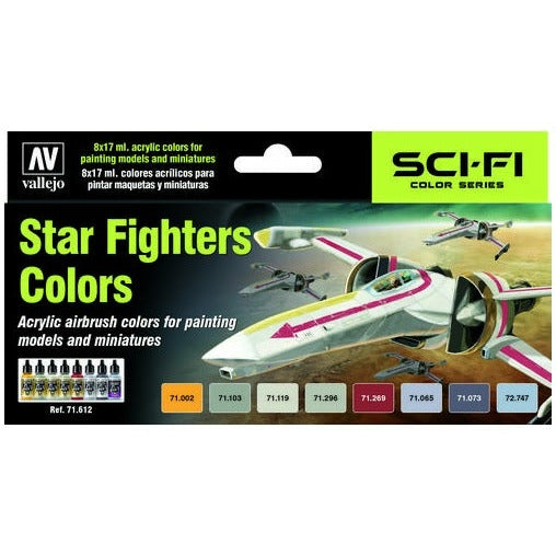 Vallejo Star Fighter Colors Paint Set VAL71612 New - TISTA MINIS