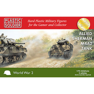 Plastic Soldier WW2V20034 1/72 M4A2 SHERMAN New - Tistaminis