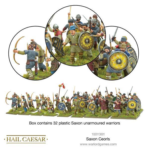 Hail Caesar Saxon Ceorls New - Tistaminis