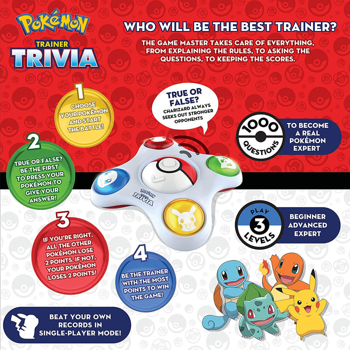 POKEMON TRAINER TRIVIA NEW - Tistaminis