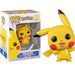 FUNKO POP POKEMON PIKACHU (WAVING) FU43263 NEW - Tistaminis