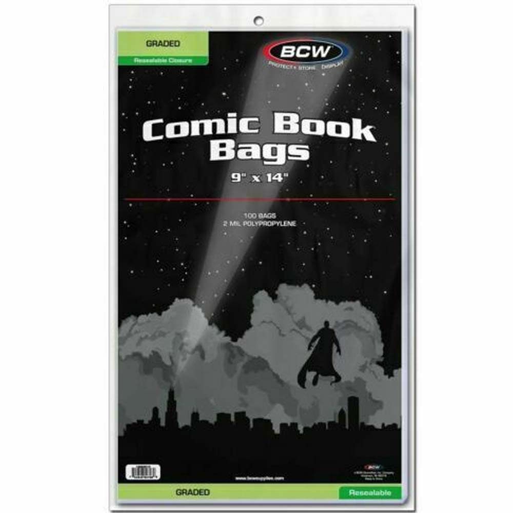 BCW BAGS COMIC GRADED RESEALABLE NEW - Tistaminis
