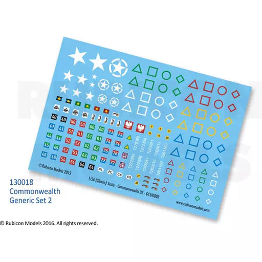 Commonwealth Generic Set 2 Decal Sheet - Tistaminis