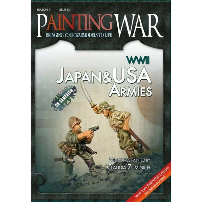 PAINTING WAR 3 JAPAN AND USA WW2 NEW - Tistaminis