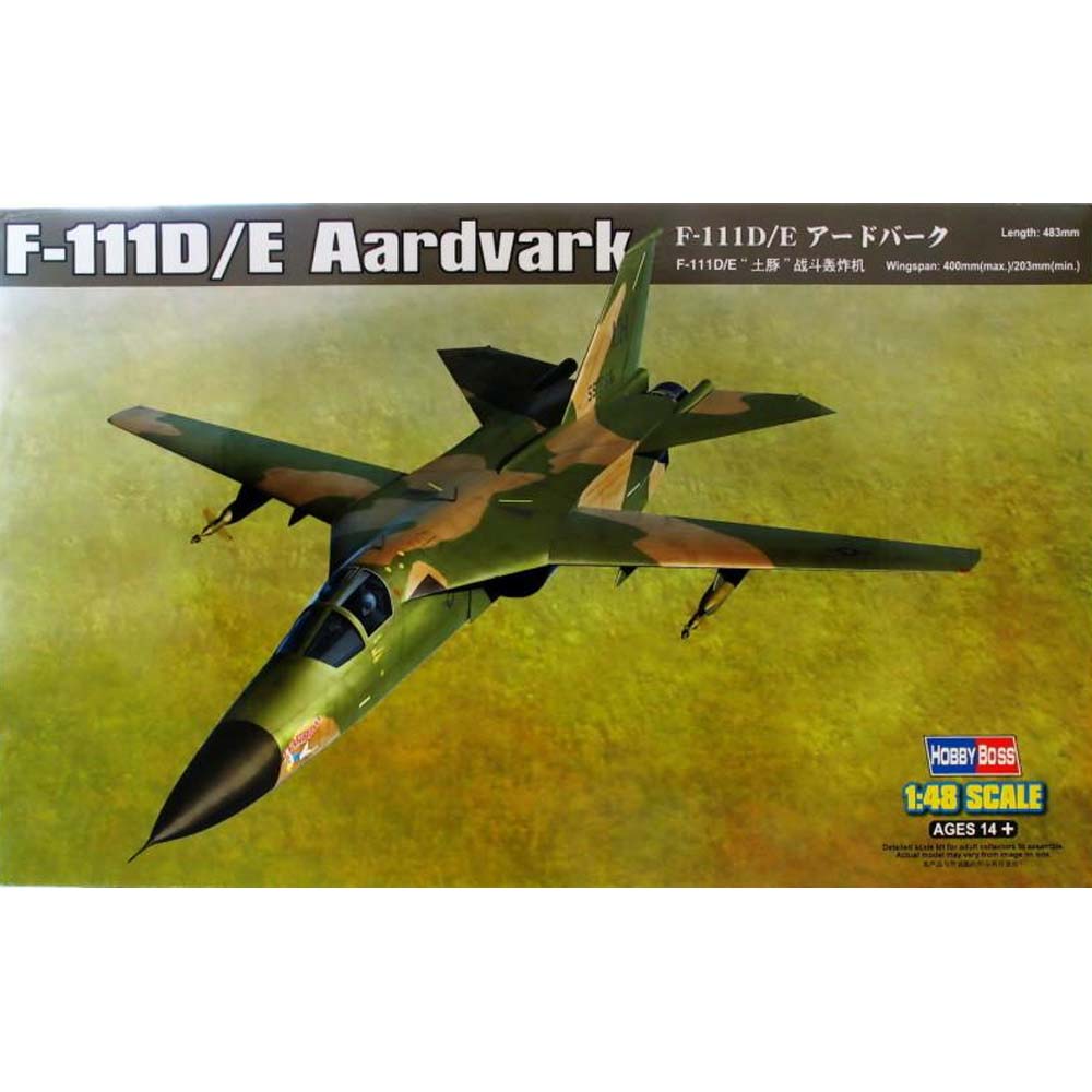 HOBBY BOSS 1/48 F-111D/E AARDVARK NEW - Tistaminis
