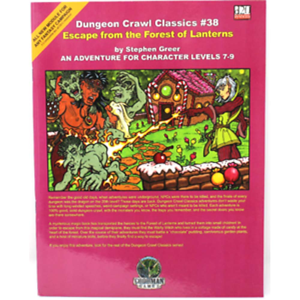 DUNGEON CRAWL CLASSICS #38: ESCAPE FROM THE FOREST OF LANTERN 5 NEW - Tistaminis