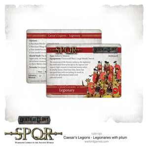 SPQR: Caesar's Legions - Legionaries with pilum New - Tistaminis