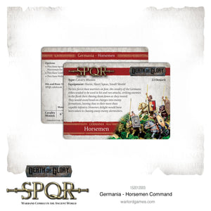 SPQR: Germania - Germanic Horsemen command New - Tistaminis