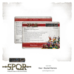 SPQR: Gaul - Skyclad Warriors New - Tistaminis