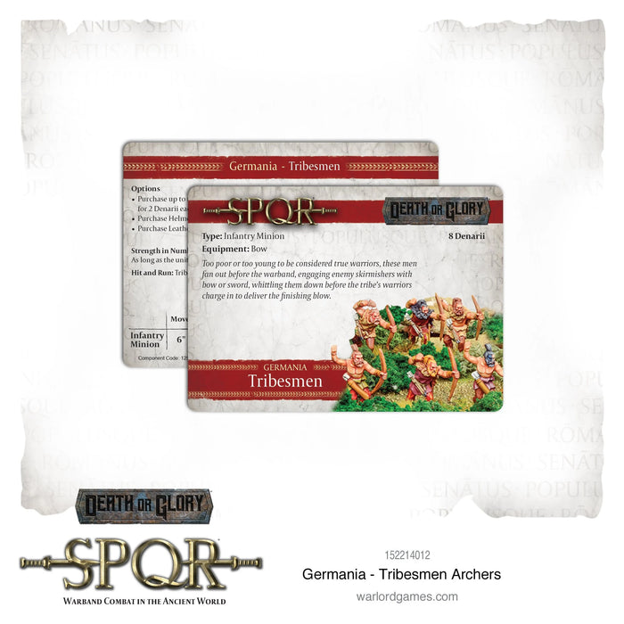 SPQR: Germania - Tribesmen Archers New - Tistaminis