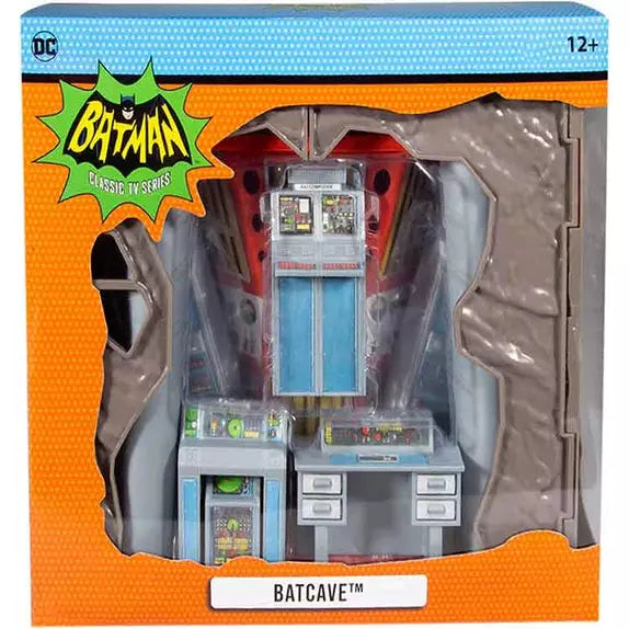 DC RETRO 6" BATMAN 66 - BATCAVE PLAYSET New - Tistaminis