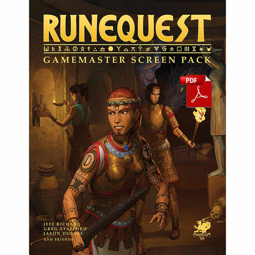 RUNEQUEST GAMEMASTER SCREEN PACK NEW - Tistaminis