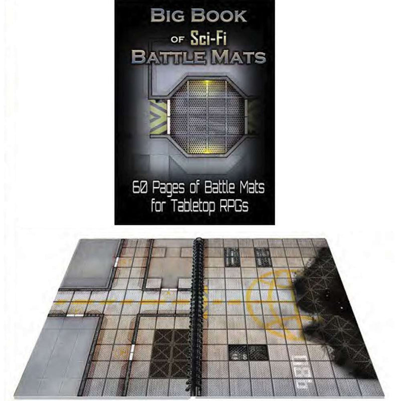 GIANT BOOK OF SCI-FI BATTLE MATS NEW - Tistaminis