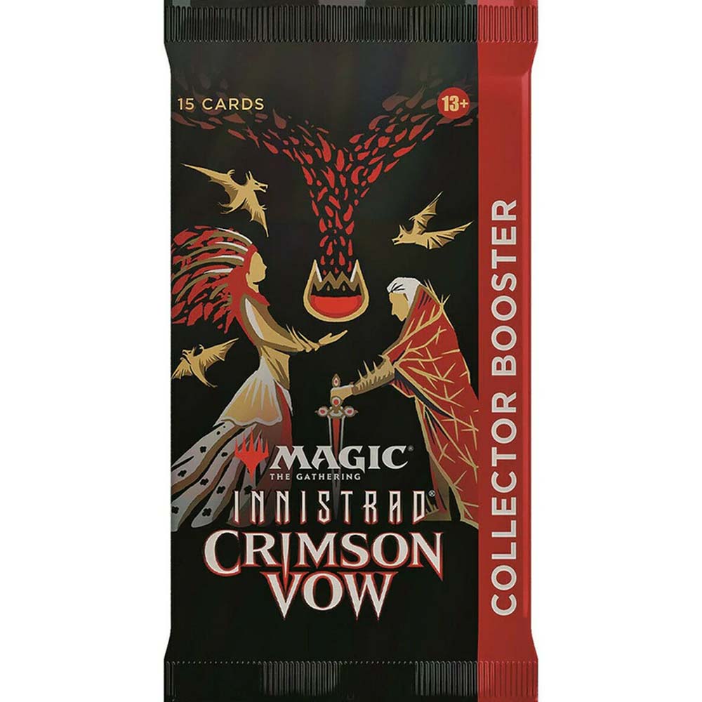 Magic the Gathering Crimson Vow Collector Booster Pack (x1) New - Tistaminis
