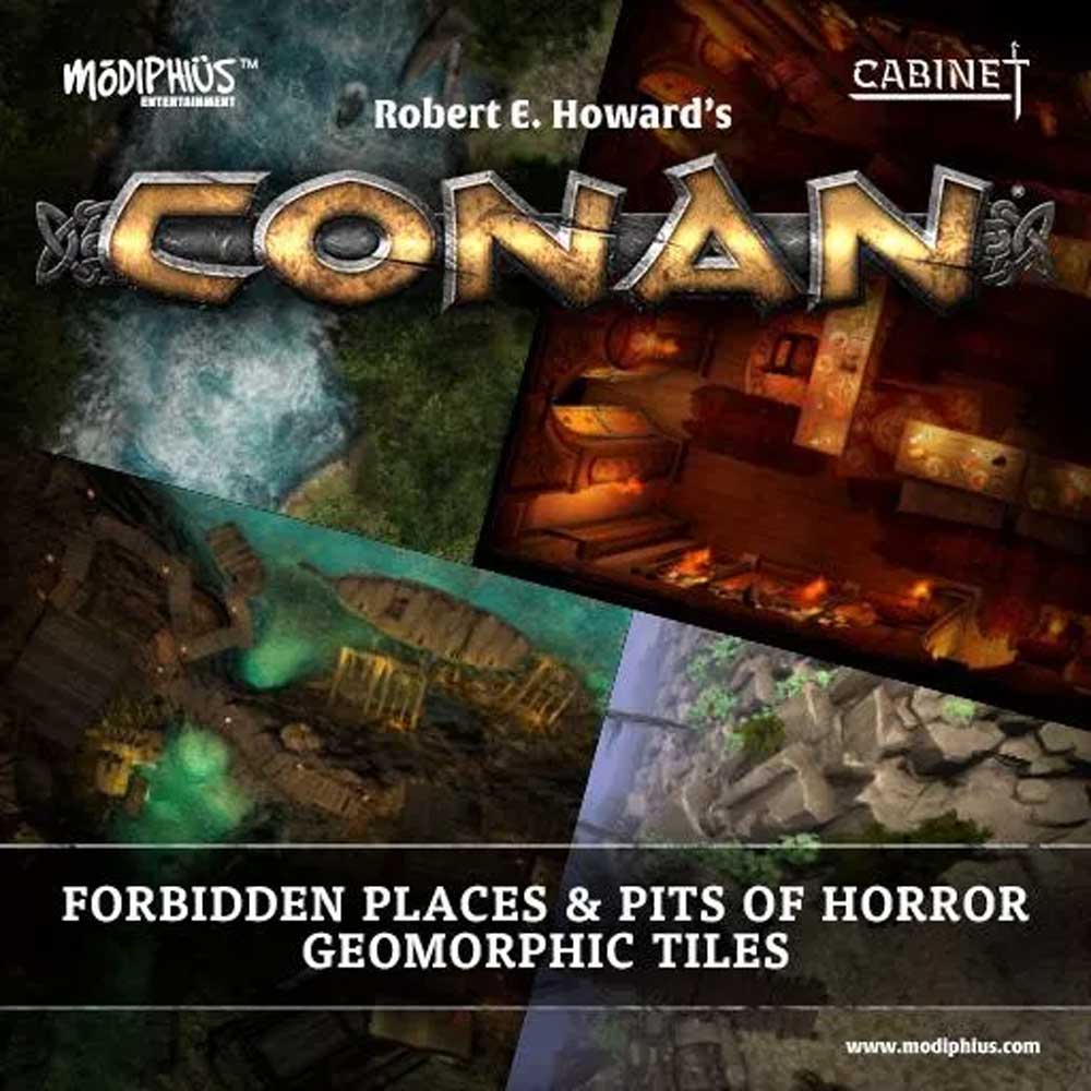 CONAN FORBIDDEN PLACES AND PITS OF HORROR GEOMORPHIC TILES RPB1 - Tistaminis