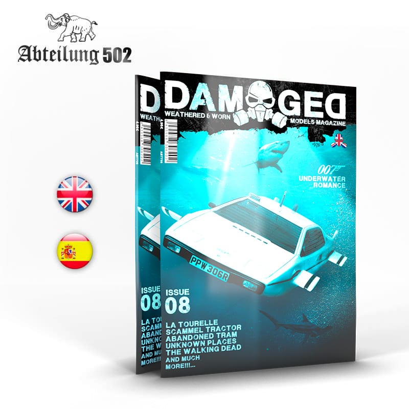 Abteilung502 DAMAGED, Worn and Weathered Models Magazine - 08 (English) New - Tistaminis